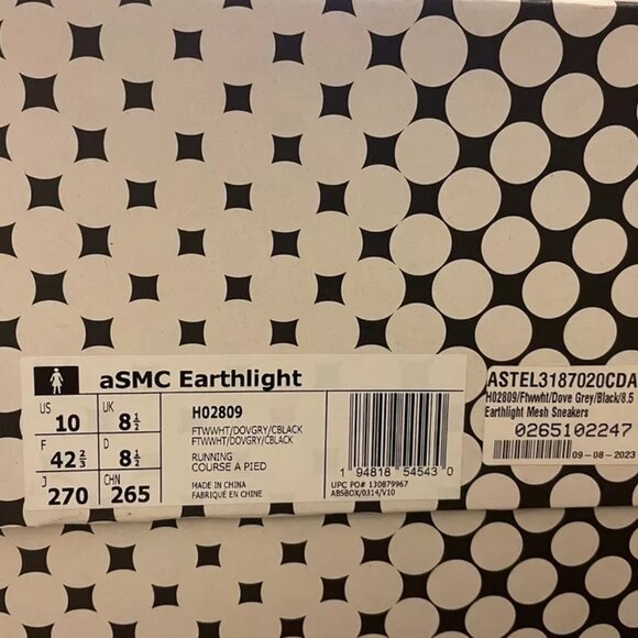 ADIDAS Stella McCartney Earthlight Mesh Sneakers US 10 VEGAN WORN 1x - Picture 5 of 6